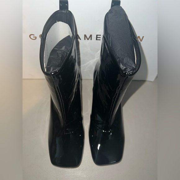 🖤 NIB! Good American Patent Ankle Boot - Picture 11 of 12